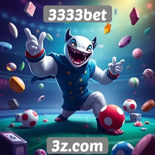 Diversidade de jogos disponíveis na 3333bet